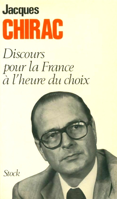 Discours pour la France à l'heure du choix