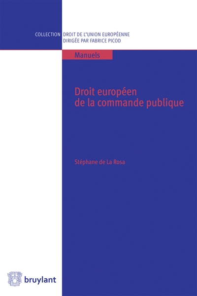 Droit européen de la commande publique