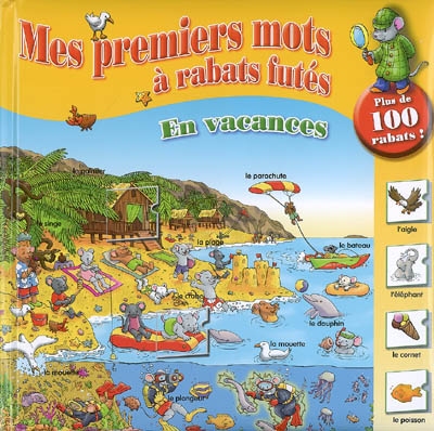 Mes premiers mots à rabats futés En vacances