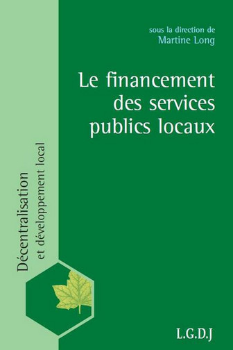 Le financement des services publics locaux