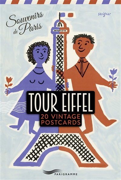 Tour Eiffel : 20 vintage postcards : souvenirs de Paris