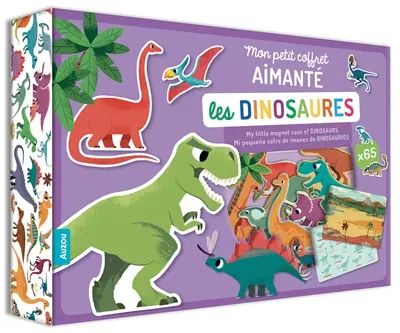 Mon petit coffret aimanté : Les dinosaures
