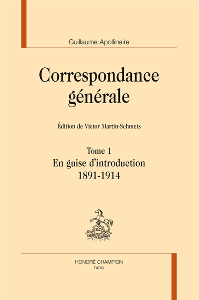 Correspondance générale