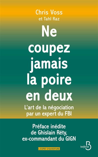 Ne coupez jamais la poire...