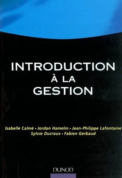 Introduction à la gestion