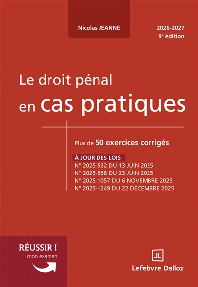 Le droit pénal en cas...