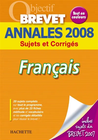 Histoire géographie, éducation civique : annales 2008, sujets et corrigés