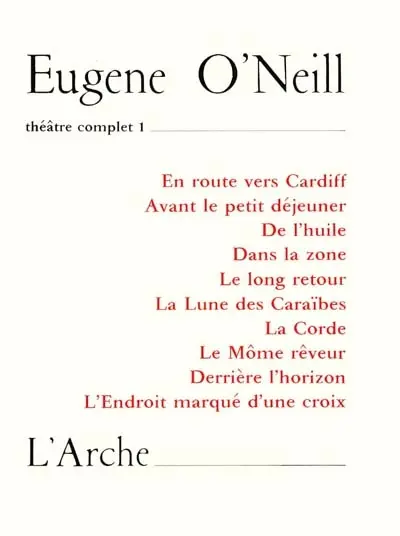 Théâtre complet. Vol. 1