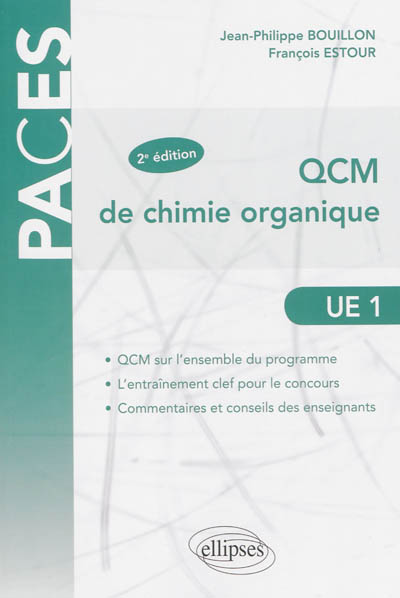 QCM de chimie organique, UE1