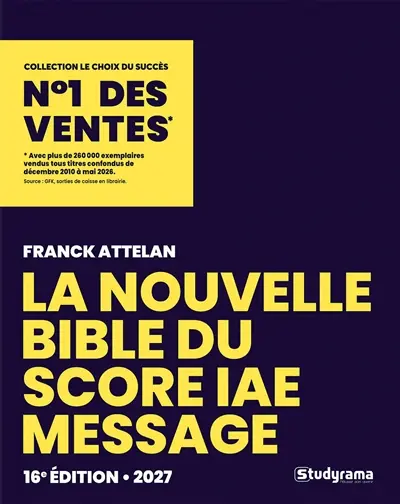 La nouvelle bible du Score IAE Message : 2027