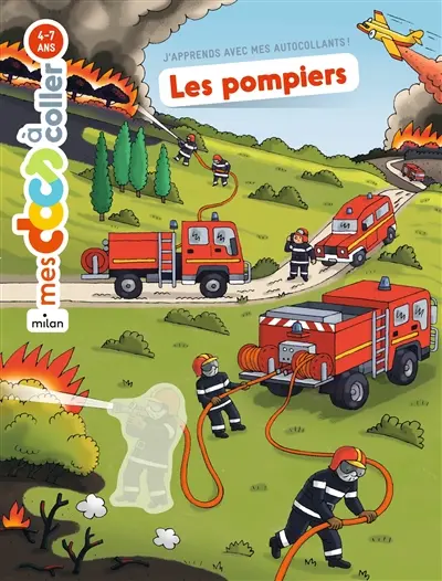 Les pompiers : autocollants