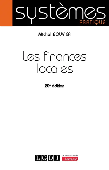 Les finances locales Les finances locales