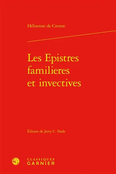 Les epistres familieres et invectives