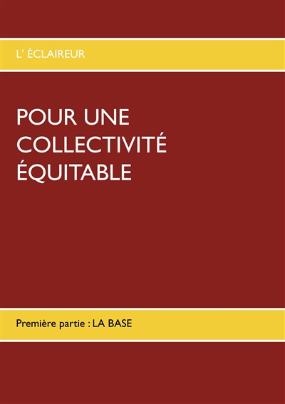 POUR UNE COLLECTIVITE...