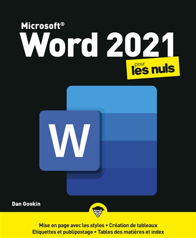 Word 2021 pour les nuls - Dan Gookin