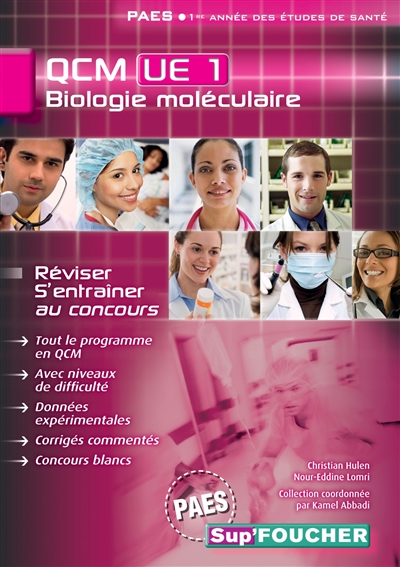 QCM UE1 : biologie moléculaire