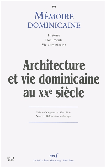 Mémoire dominicaine, n° 14....