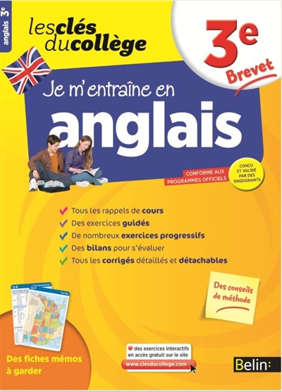 Je m'entraîne en anglais, 3e