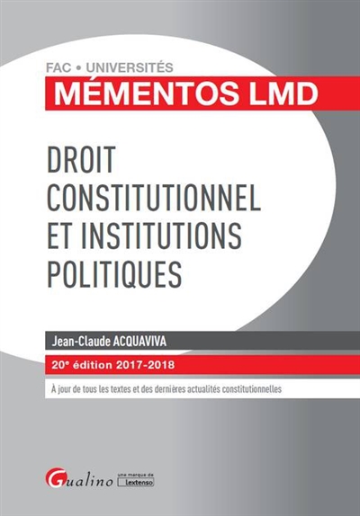 Droit constitutionnel et...