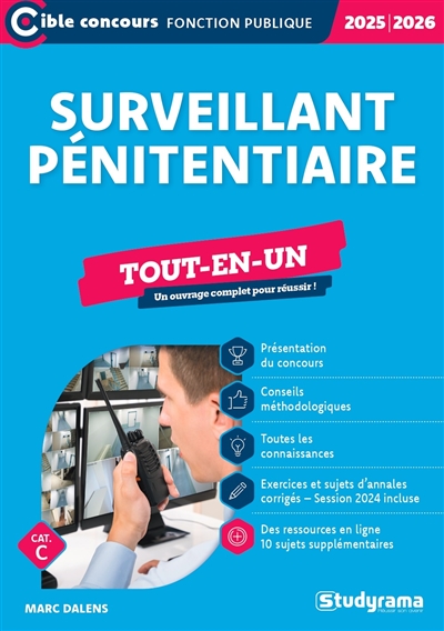 Surveillant pénitentiaire : tout-en-un, cat. C : 2025-2026