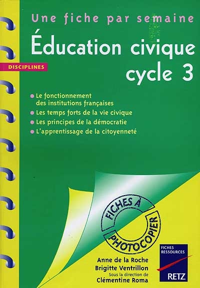 Education civique : cycle 3