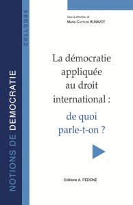 La démocratie appliquée au droit international : de quoi parle-t-on ?