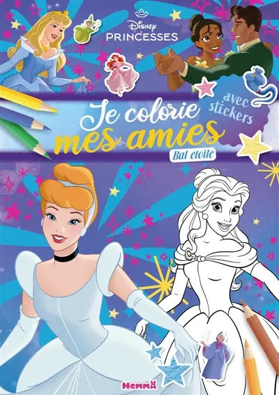 Disney Princesses : Je colorie mes amies : Bal étoilé