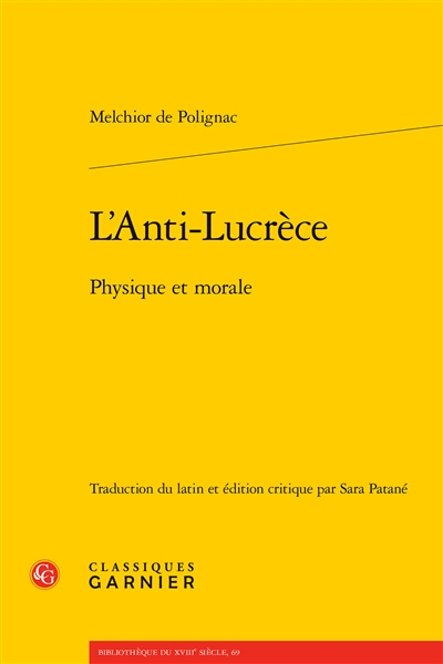 L'anti-Lucrèce : physique...
