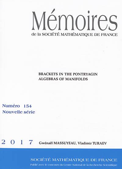 Mémoires de la Société mathématique de France, n° 154. Brackets in the Pontryagin algebras of manifolds