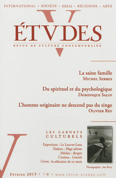 Etudes, n° 418-2