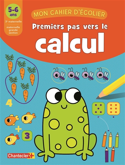 Mon cahier d'écolier (3-4 ans) petits jeux éducatifs - broché