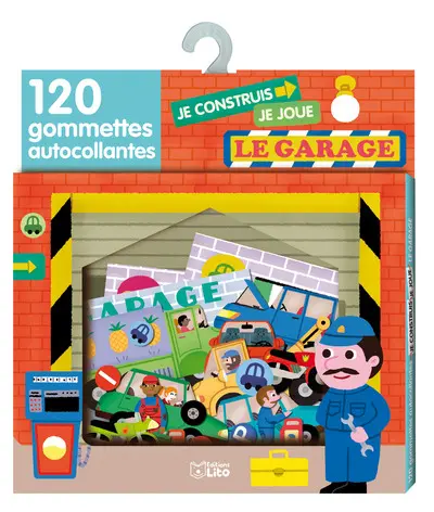 Le garage : 120 gommettes autocollantes