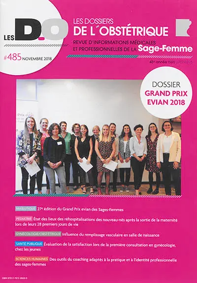 Dossiers de l'obstétrique (Les), n° 485. Grand Prix Evian 2018