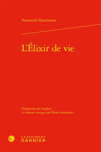 L'élixir de vie