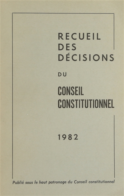 Recueil des décisions du...