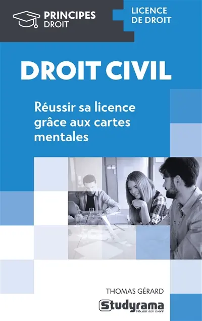 Droit civil : l'essentiel de la licence en cartes mentales : licence de droit