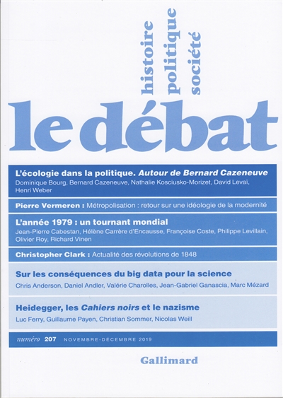 Débat (Le), n° 207