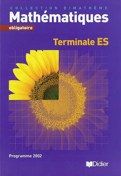 Mathématiques, terminale ES, obligatoire : programme 2002