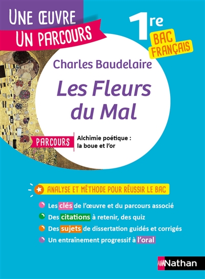 Charles Baudelaire, Les fleurs du mal : parcours alchimie poétique, la boue et l'or : 1re bac français