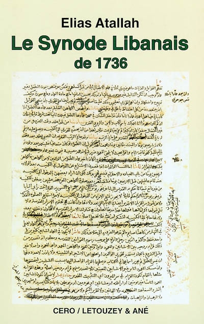 Le synode libanais de 1736