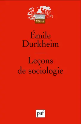 Leçons de sociologie