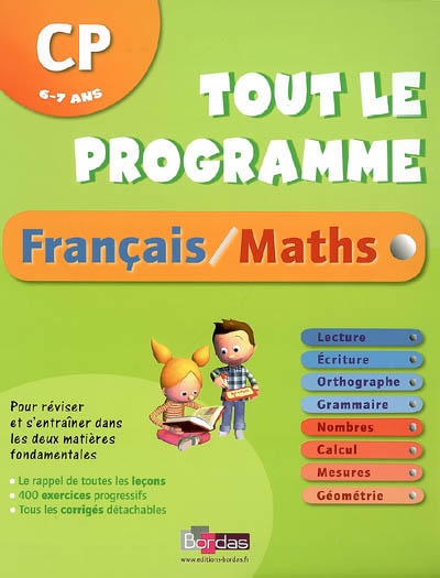 Français-maths, CP : 6-7 ans