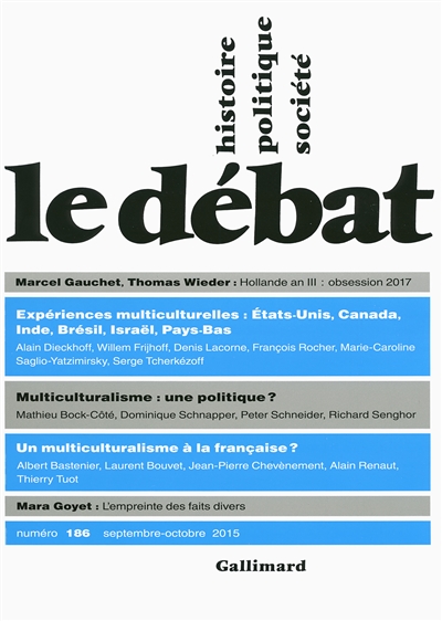Débat (Le), n° 186
