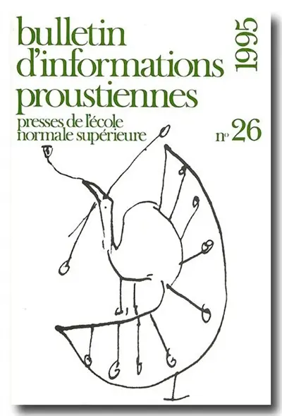 Bulletin d'informations proustiennes, n° 26