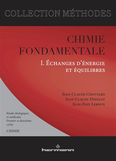 Chimie fondamentale, études biologiques et médicales. Vol. 1. Echanges d'énergie et équilibres et enzymatiques