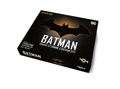 Escape box Batman : chasse à l'homme à Gotham City