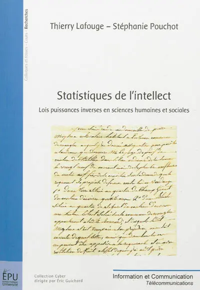 Statistiques de l'intellect : lois puissances inverses en sciences humaines et sociales
