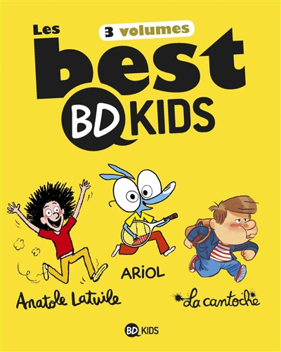 Les best BD Kids : 3 volumes : Anatole Latuile, Ariol, La cantoche