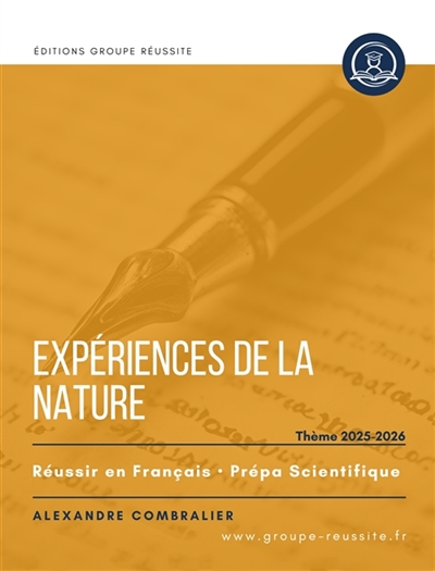 Expériences de la nature :...
