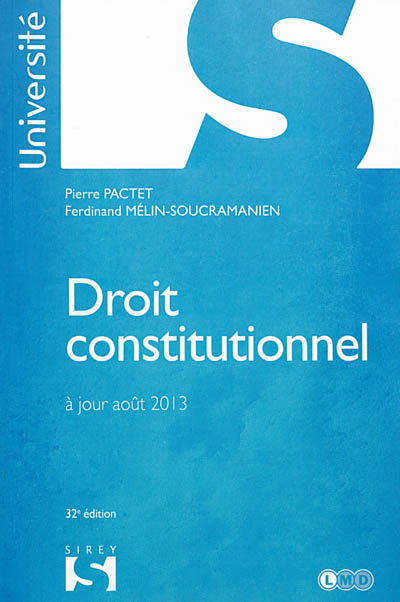 Droit constitutionnel : à jour août 2013